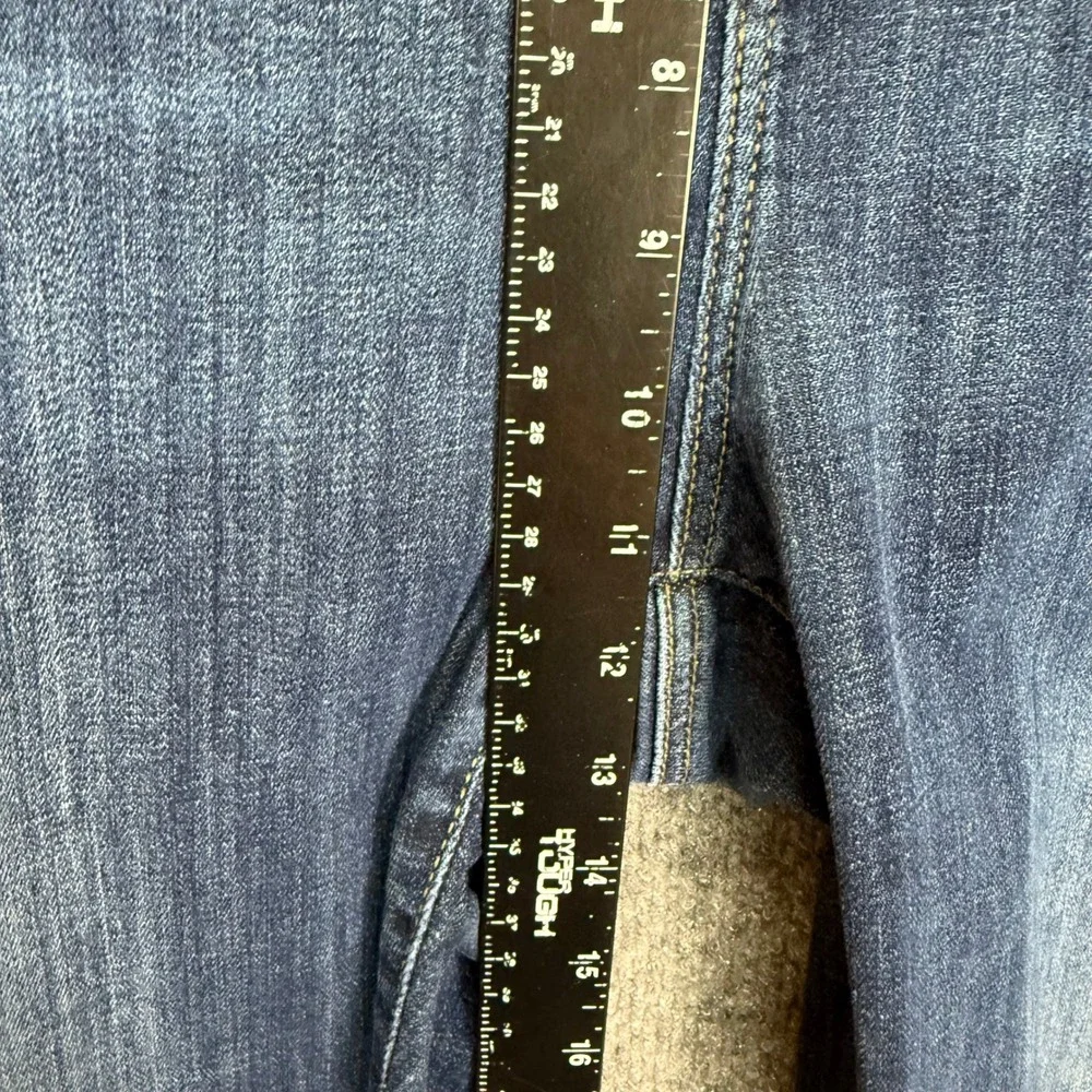 Chicos Jeans 2 Womens‎ 12 Blue Dark Wash So Slimming Girlfriend Ankle Denim